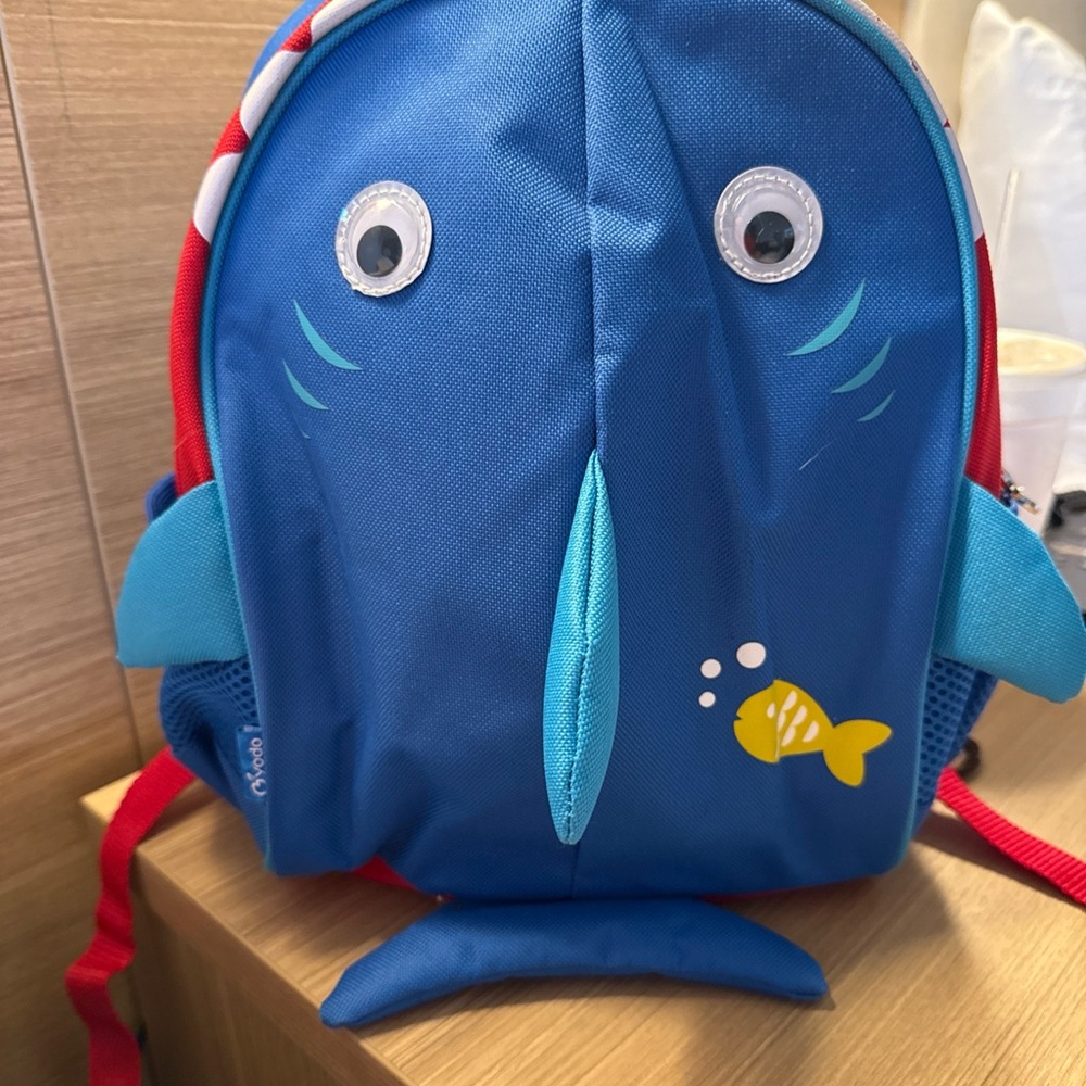 Yoda Blue Shark Kids Backpack